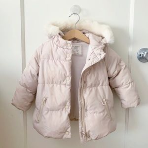 Zara Baby Girl Puffy Jacket 18-24 months